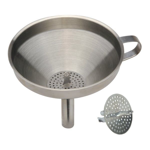 Funnel w/Strainer 5'' SS 006