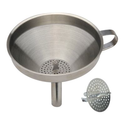 Funnel w/Strainer 5'' SS 006