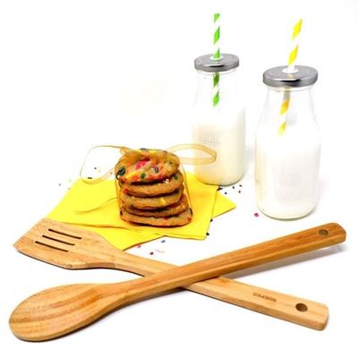 Spatula 12" Bamboo Slotted 012