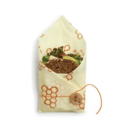 Bees Wrap 1pk Sandwich Honeycomb 006