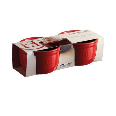 Ramekins Set/2 8.5oz Burgundy 006