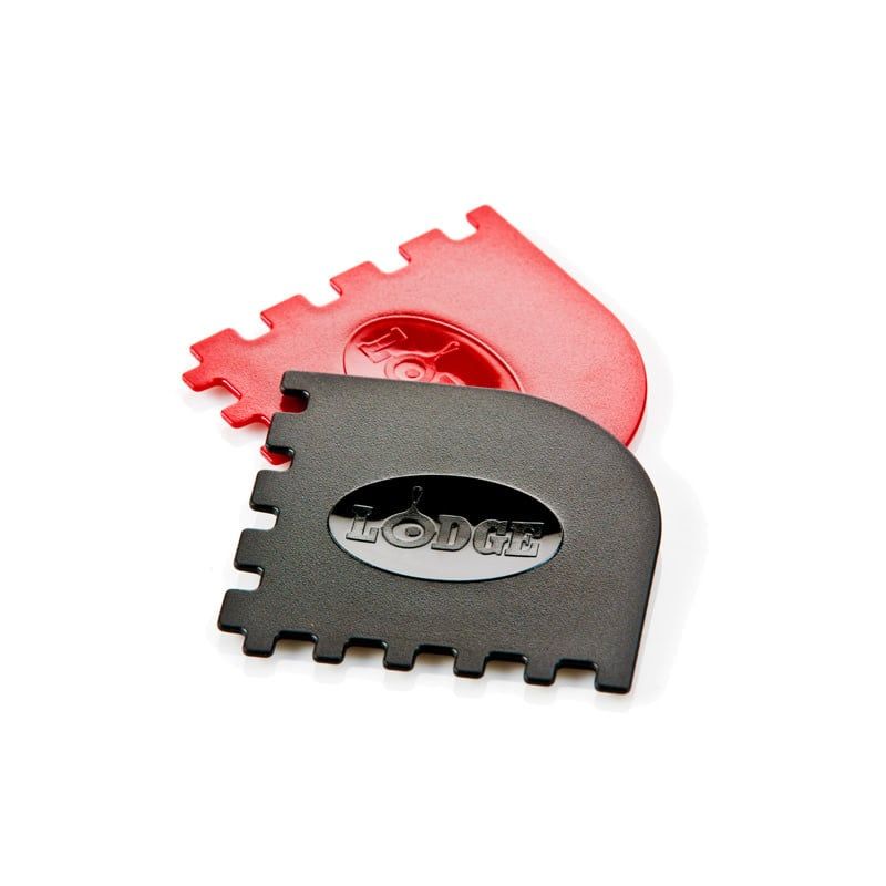 Scraper 2pk Grill Pan Red/Black Lodge 012
