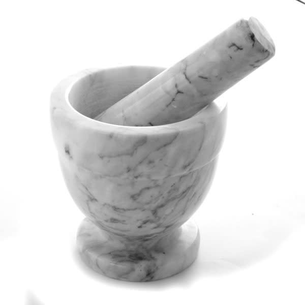 Mortar &amp; Pestle Marble Grey 012