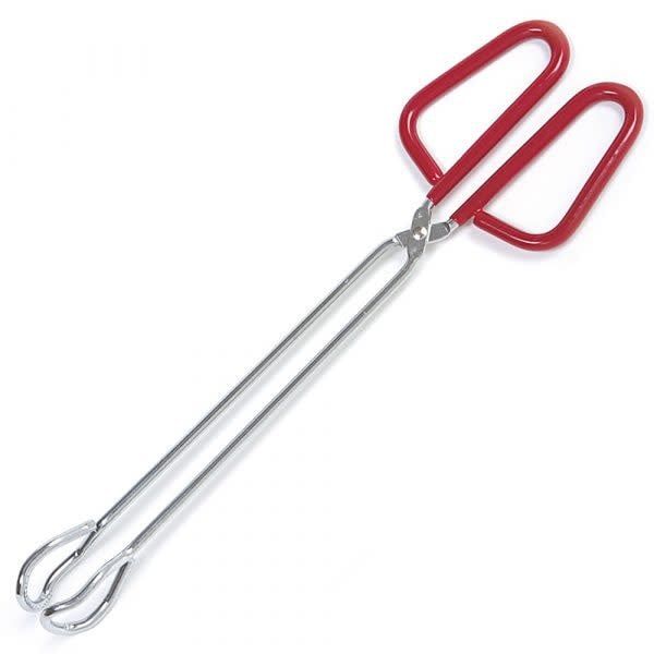 Tongs Serving 12'' Red/Black Handle 006