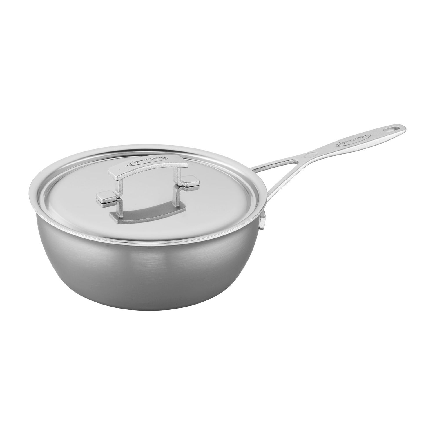 Saucier 3.5qt w/Lid Essential Pan SS Industry