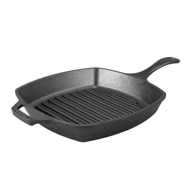 Grill Pan 10.5" Square Cast Iron Lodge 003