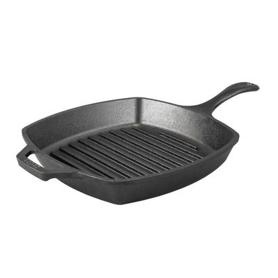 Grill Pan 10.5" Square Cast Iron Lodge 003