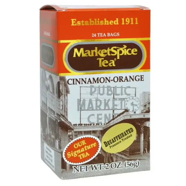 MarketSpice 24ct Signature Cinnamon-Orange Decaf Tea
