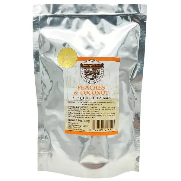 Tea Bags 6pk/2qt Peaches &amp; Coconut