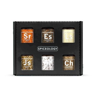 Gift Pack 6pc Mini Luxe Infused Salt Spiceology 006