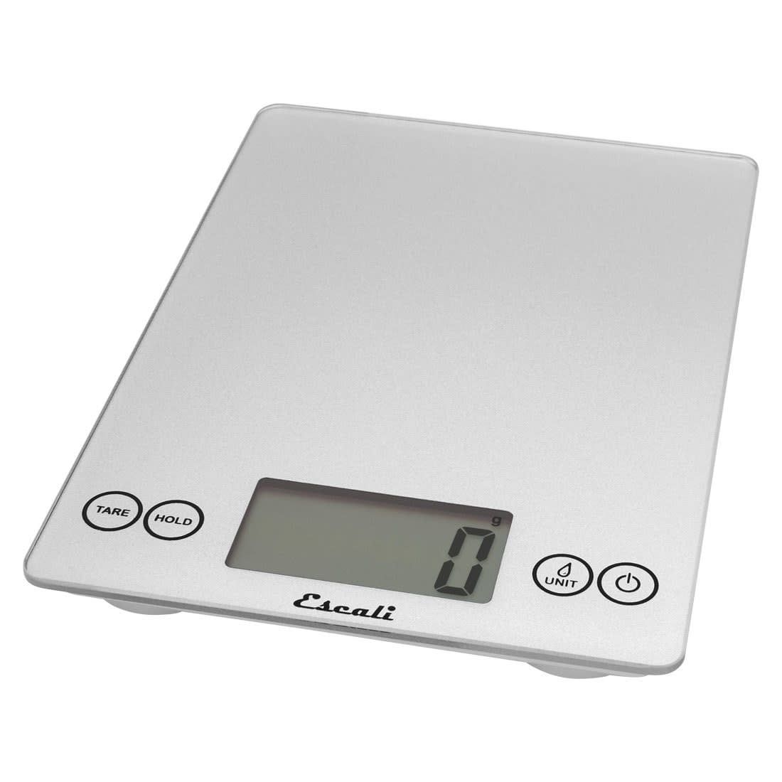 Scale 15lb Digital Arti Glass Shiny Silver