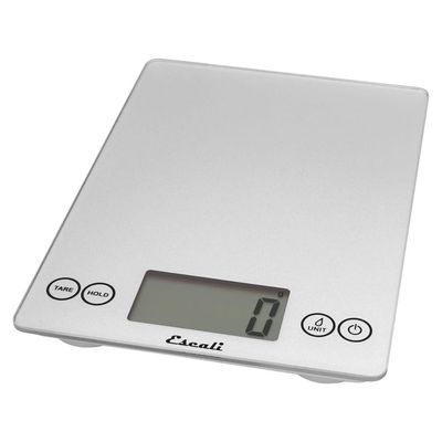 Scale 15lb Digital Arti Glass Shiny Silver