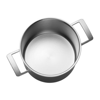 Stock Pot 8qt w/Lid SS Industry