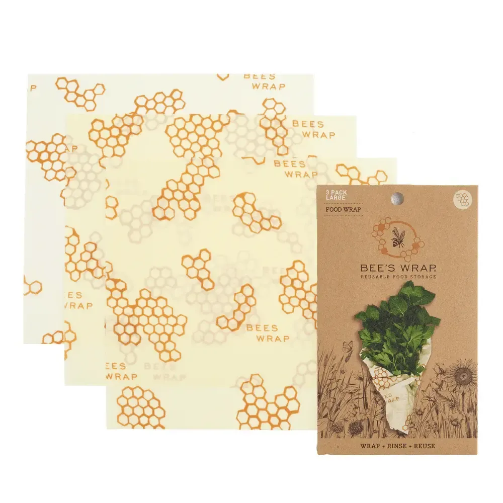 Bees Wrap 3pk Large Honeycomb 006