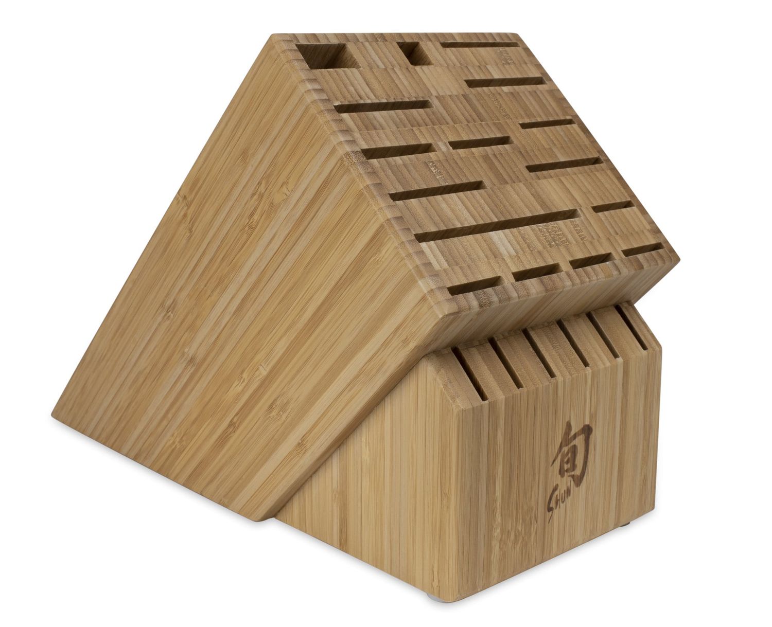 Knife Block 22 Slot Bamboo Shun
