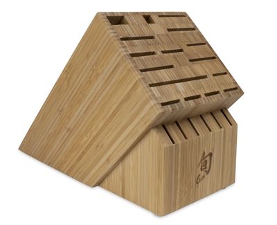 Knife Block 22 Slot Bamboo Shun