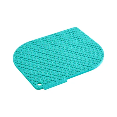 Potholder Honeycomb Turquoise 006