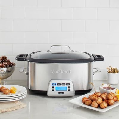 Slow Cooker 7qt Cook Central 4-in-1 Multicooker Cuisinart 001
