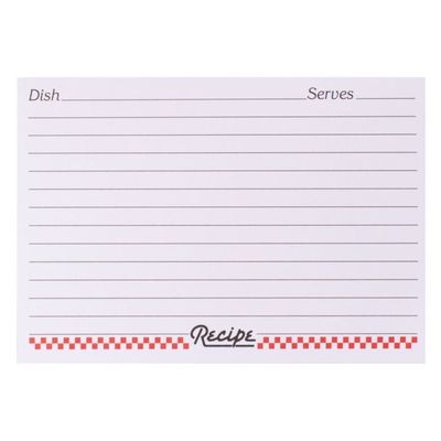 Recipe Cards 24pk 4x6