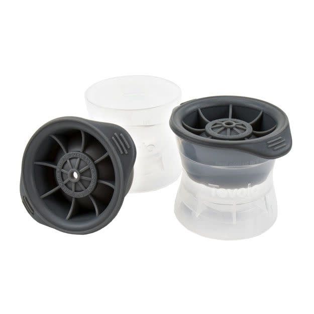 Ice Mold Set/2 Sphere Charcoal 008