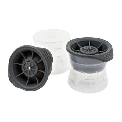 Ice Mold Set/2 Sphere Charcoal 008
