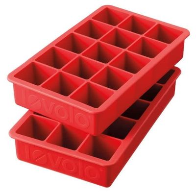 Ice Cube Set/2 Candy Apple Red 006