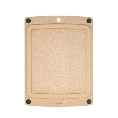 Cutting Board 17.5x13 Natural w/Black Buttons 006