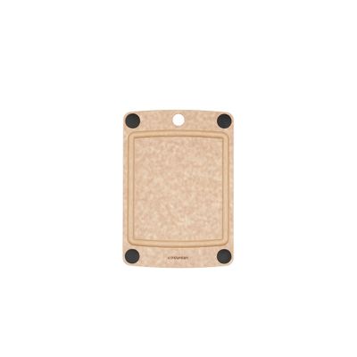Cutting Board 10x7 Natural w/Black Buttons 006