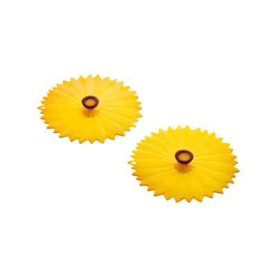 Drink Cover 4" Set/2 Sunflower 012