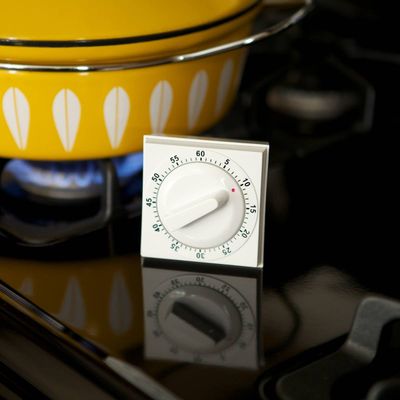 Timer Analog Square White Fox Run 004