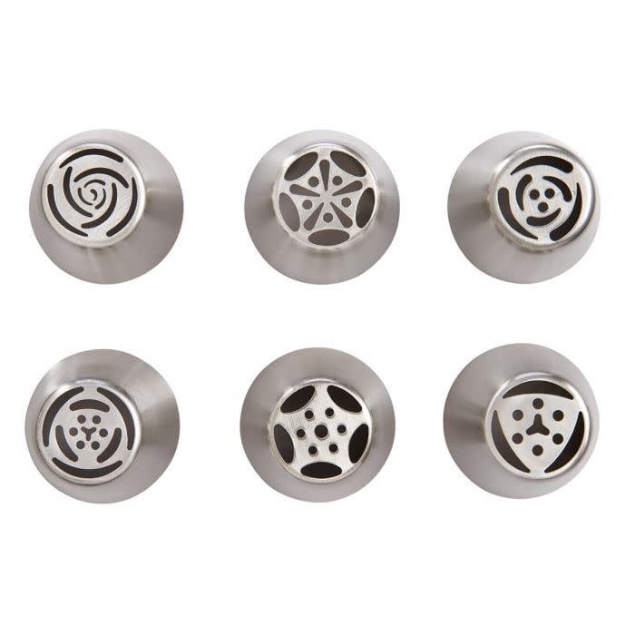 Decorating Tips 6pc Russian 012