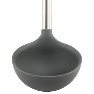 Ladle SS/Silicone Charcoal 006