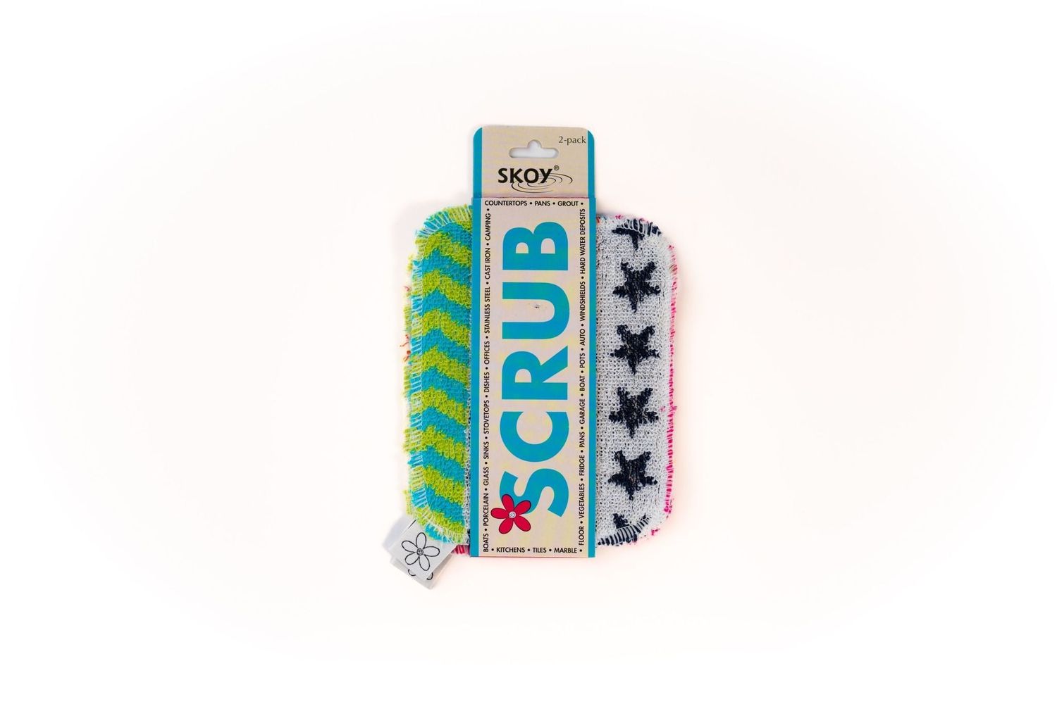 Skoy Scrub 2pk Asstd Colors