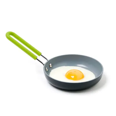 Egg Pan 5" Mini Greeenpan Black/Green 004