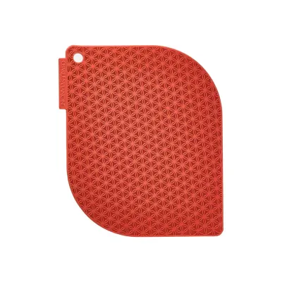 Potholder Honeycomb Sherry Red 006