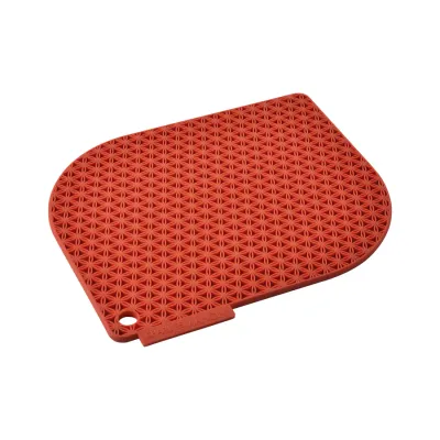 Potholder Honeycomb Sherry Red 006