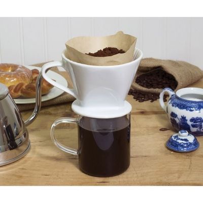 Pourover Coffee Cone #2 Porcelain 2c
