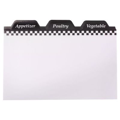 Recipe Dividers 24pk 4x6