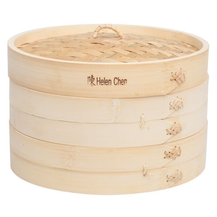 Steamer Baskets 10" Bamboo 3pc Harold 006