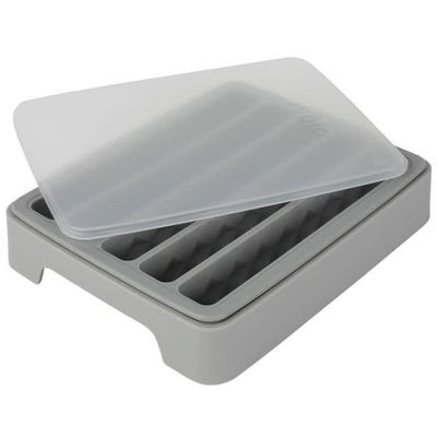 Ice Mold Bottle w/Lid Charcoal 006