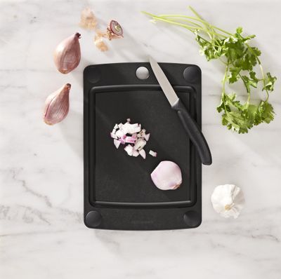 Cutting Board 10x7 Slate w/Black Buttons 006