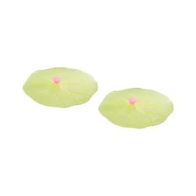 Drink Cover 4" Set/2 Lilypad 012