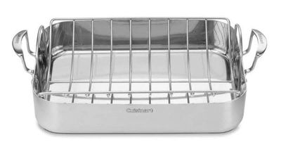 Roasting Pan 16" w/Rack Multi Clad Pro SS Cuisinart 001