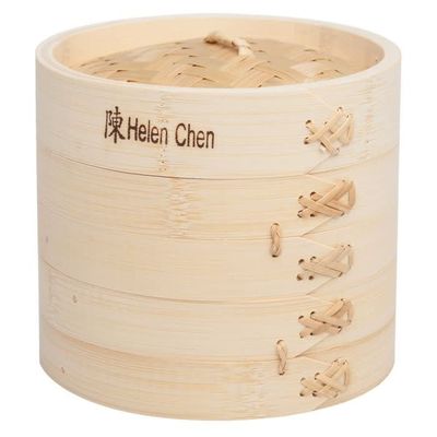 Steamer Baskets 6" Bamboo 3pc Harold 012