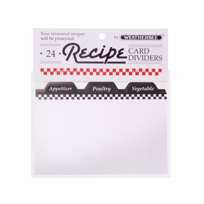 Recipe Dividers 24pk 3x5