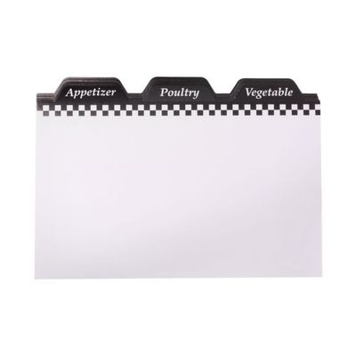 Recipe Dividers 24pk 3x5