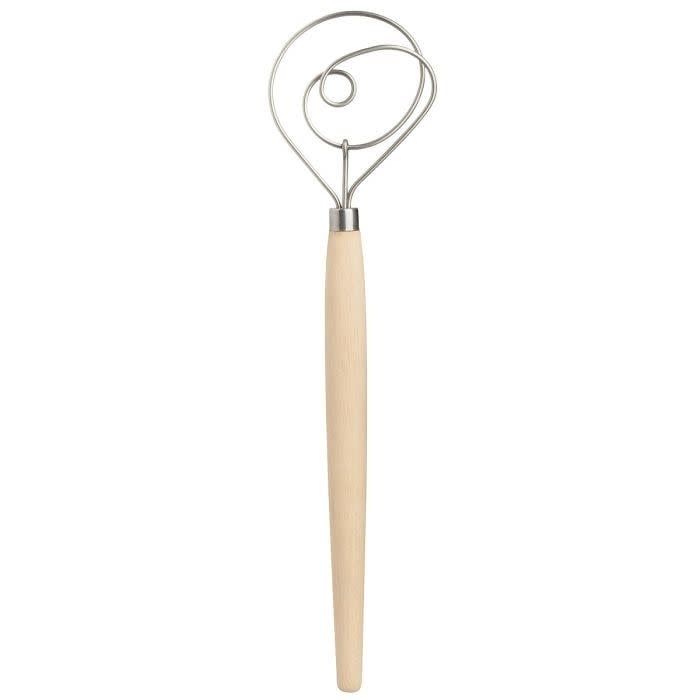 Whisk Dough 15"  Wooden Handle Harold