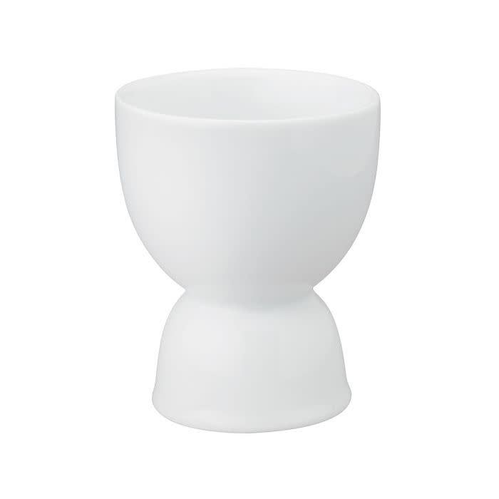 Egg Cup Double Porcelain White
