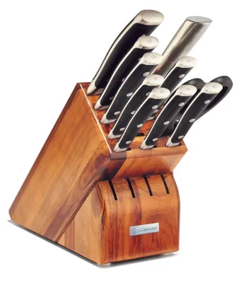 Block Set 11pc Acacia Ikon
