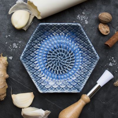 Grate Plate 3pc Set Blue Tie Dye